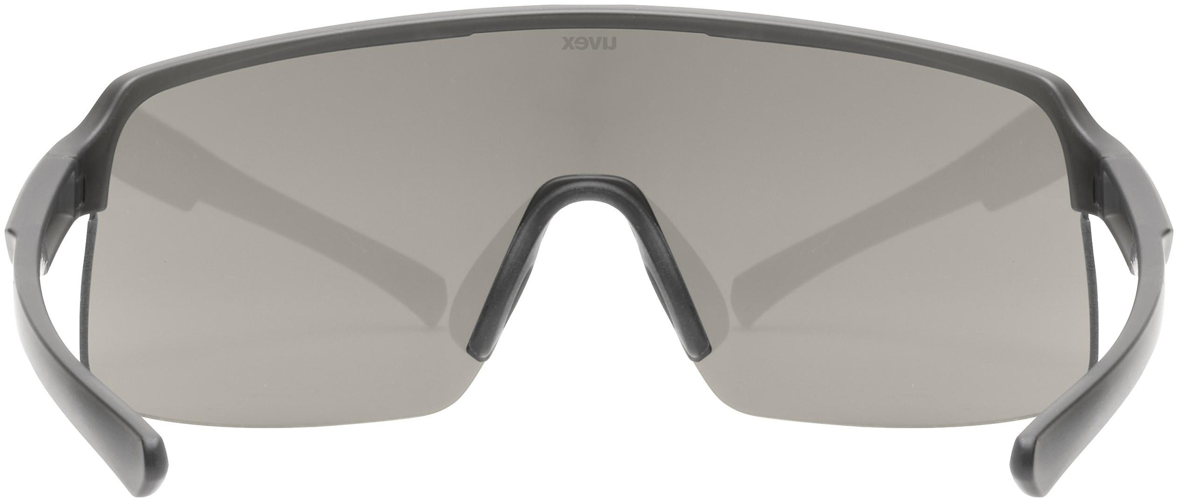 uvex Dyrt Lunettes de vélo Smoke Mat / Mirror Blue