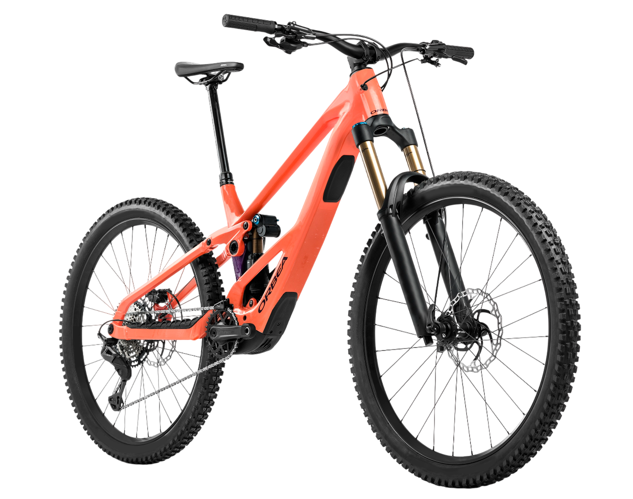 Orbea WILD LT H20 Orange Sauvage - Prune Royale (Brillant)
