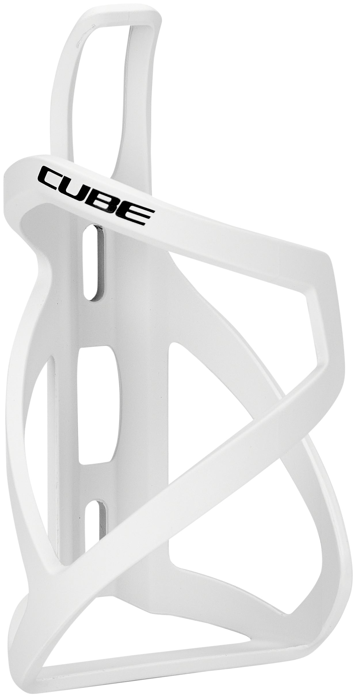 Porte-bidon CUBE HPP Sidecage blanc mat et noir brillant
