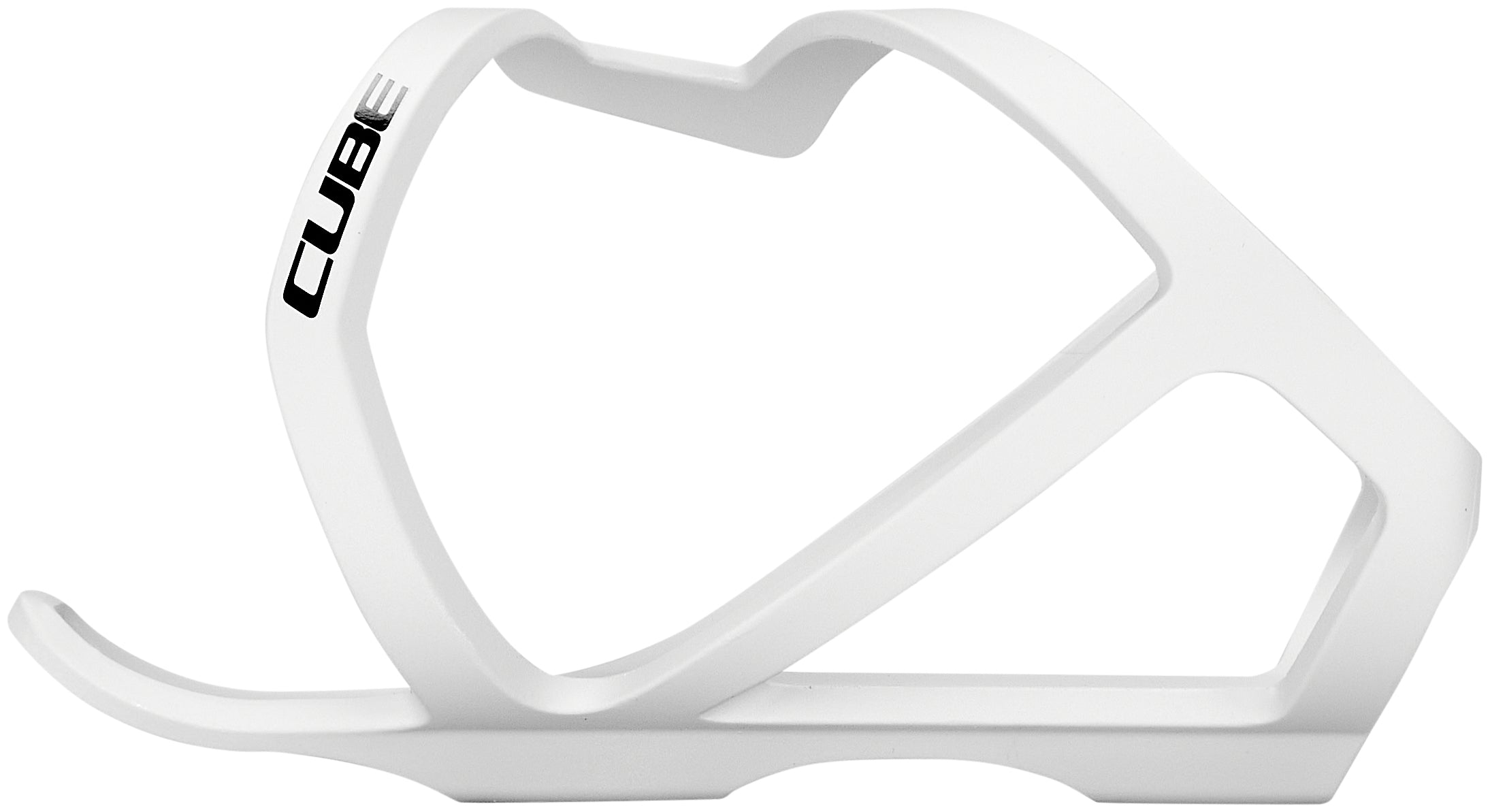 Porte-bidon CUBE HPP Sidecage blanc mat et noir brillant