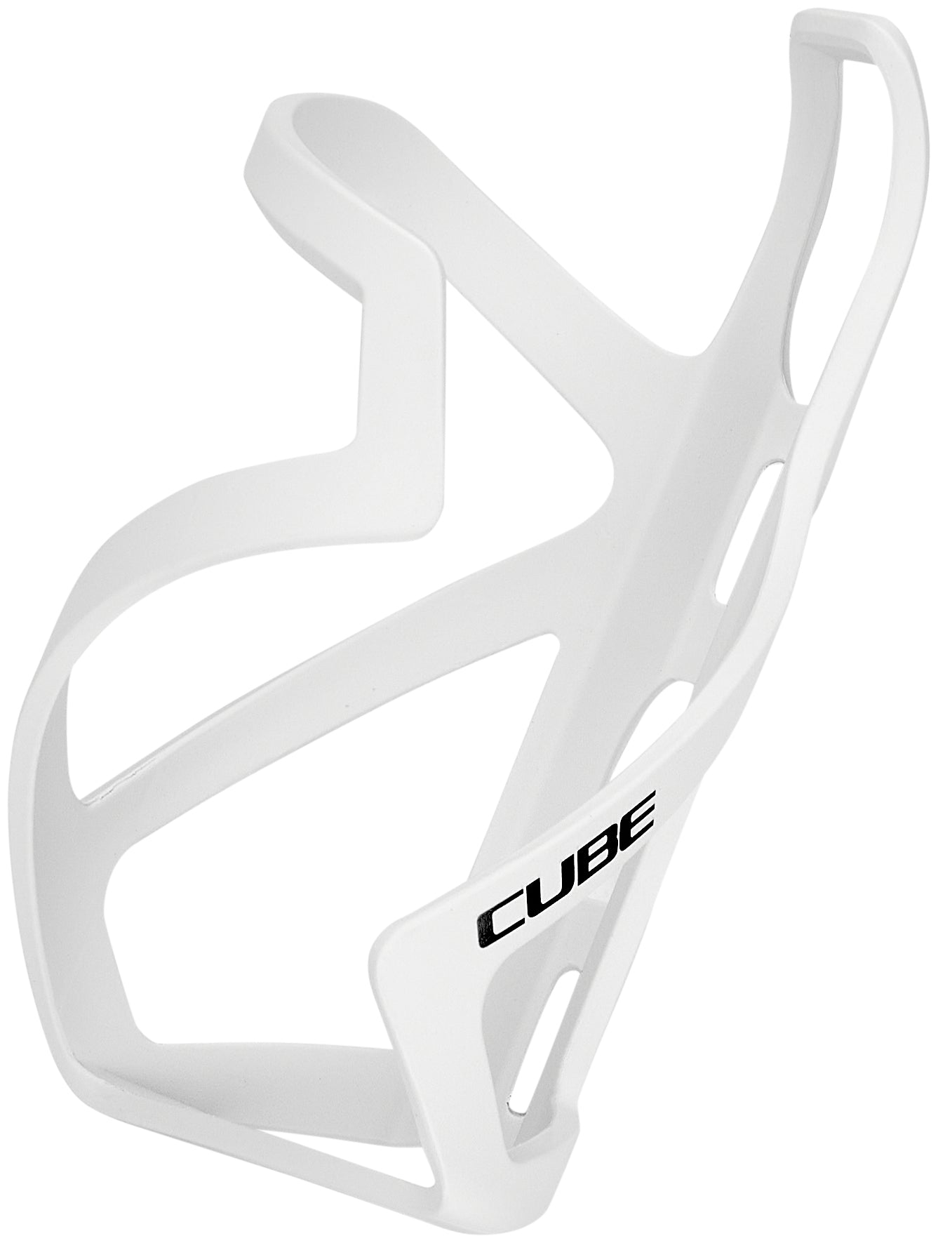 Porte-bidon CUBE HPP Sidecage blanc mat et noir brillant