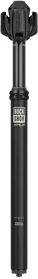 Tige de selle RockShox Reverb XPLR AXS Ø27,2 mm 400 mm 75 mm avec batterie et chargeur noir