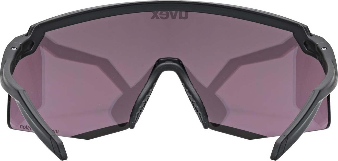 uvex Pace Stage Cv Lunettes de vélo Noir Mat / Miroir Argent