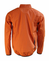 Zimtstern Boltz Veste de Pluie Pliable Homme Orange Brûlé