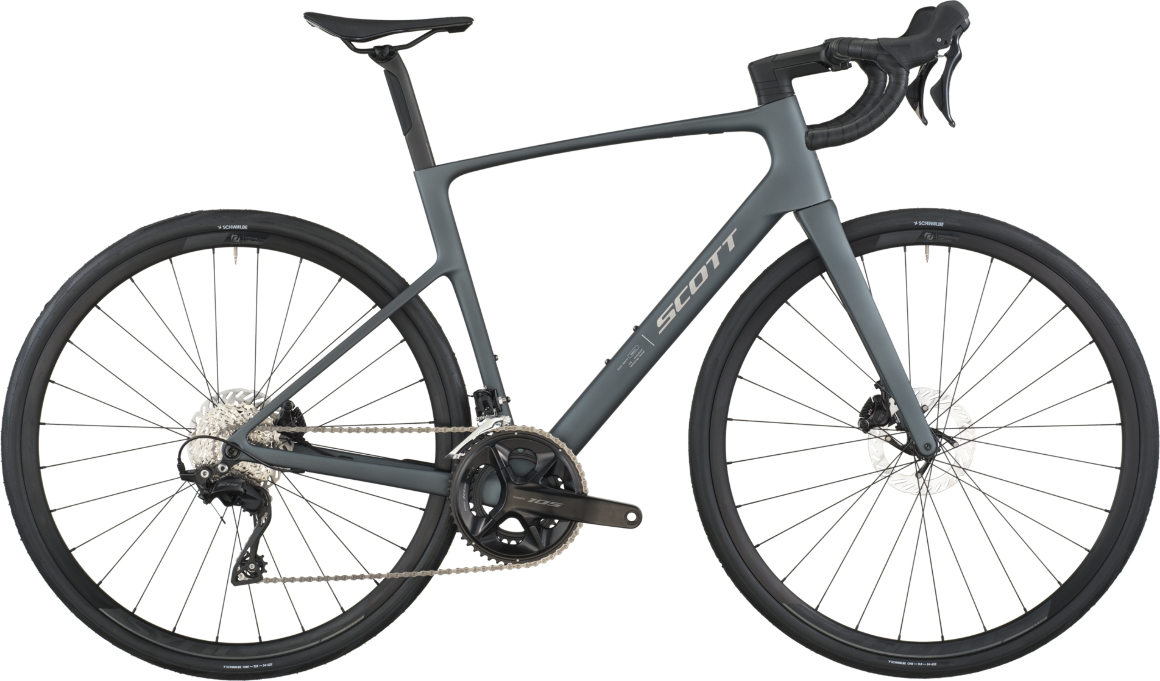 Scott Addict 50 carbone gris