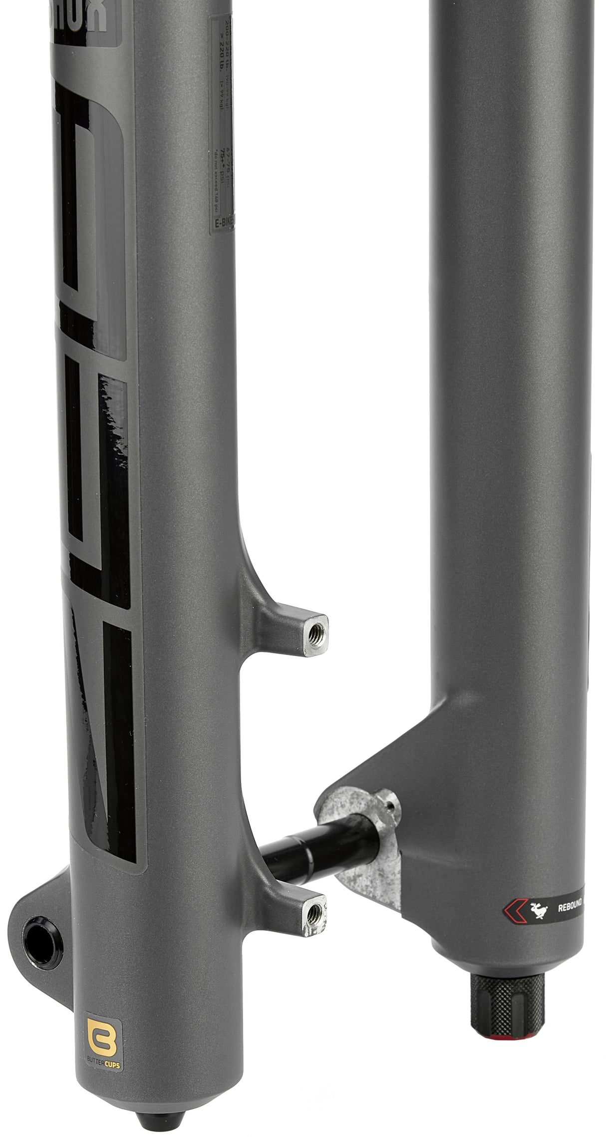 Fourche suspendue RockShox ZEB Ultimate Charger 3 RC2 27,5" Boost 190mm 44mm DebonAir+ Tapered gris