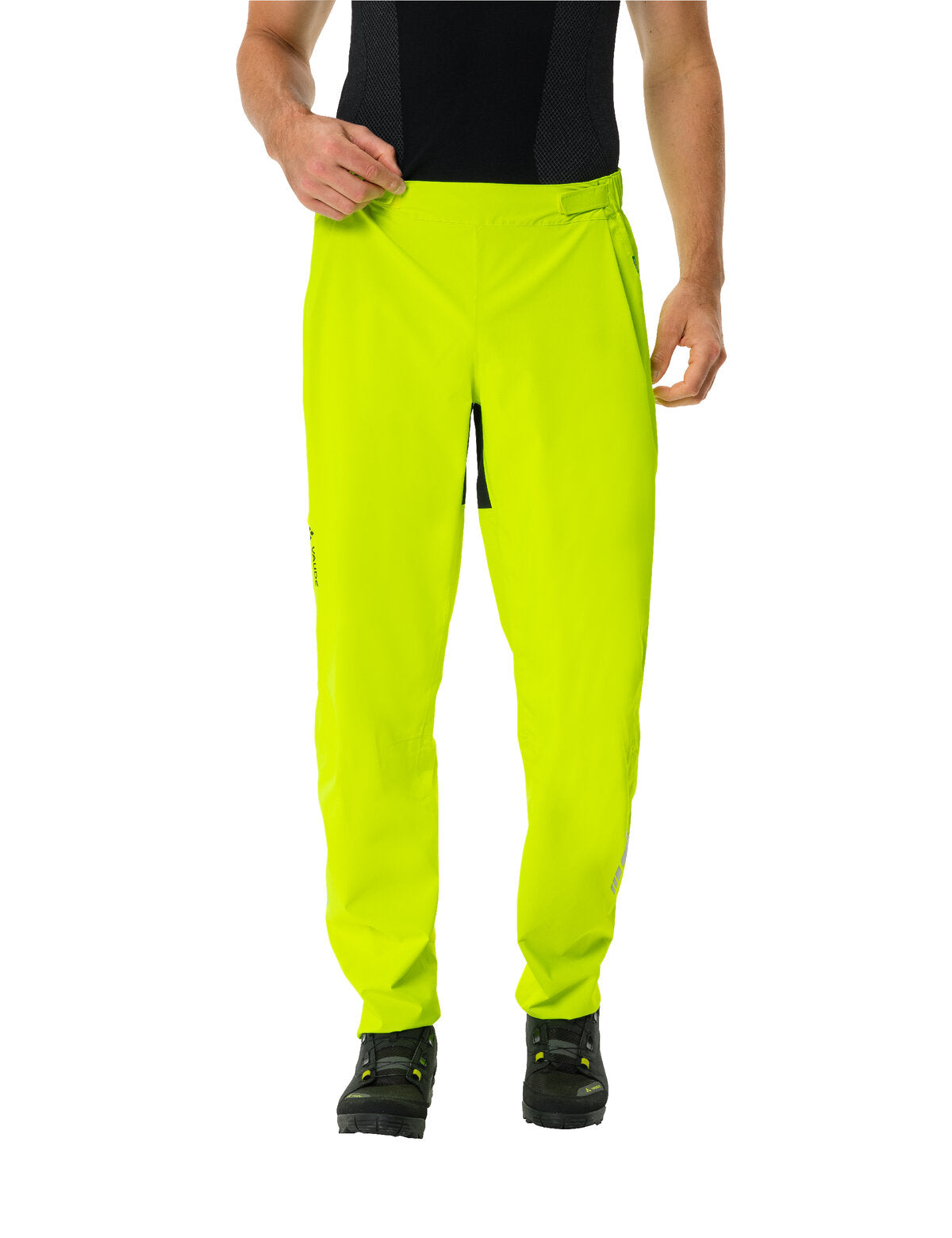 VAUDE Moab Rain Pants Homme jaune néon