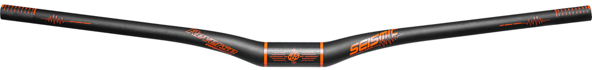 Guidon Reverse Seismic 810 carbone Ø35mm 25mm noir/orange