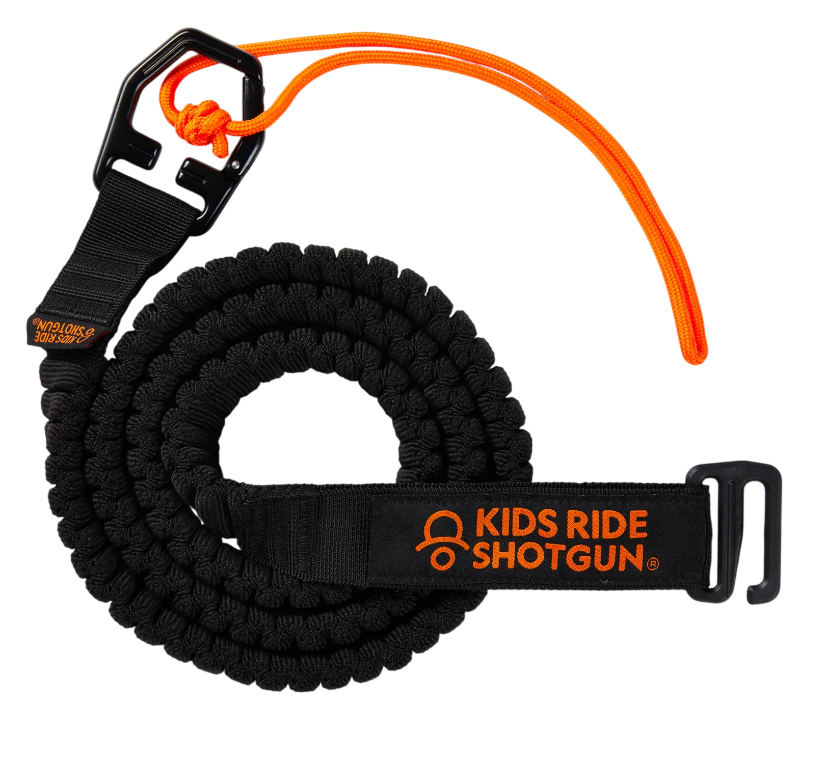 Kids Ride Shotgun Quick Fit MTB Corde de remorquage 1,7 - 3,3 m black