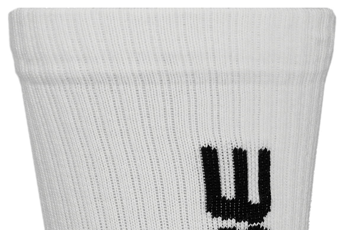 CUBE Chaussettes After Race High Cut Logo blanc et noir