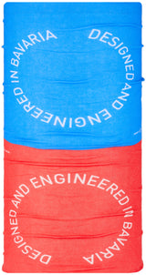 Tissu fonctionnel CUBE rouge et bleu