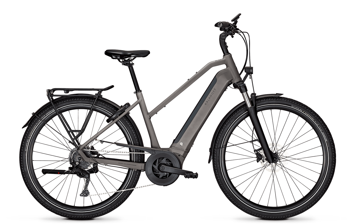 Kalkhoff Endeavour 3 Move Trapèze avec frein à rétropédalage jetgrey mat (2025)