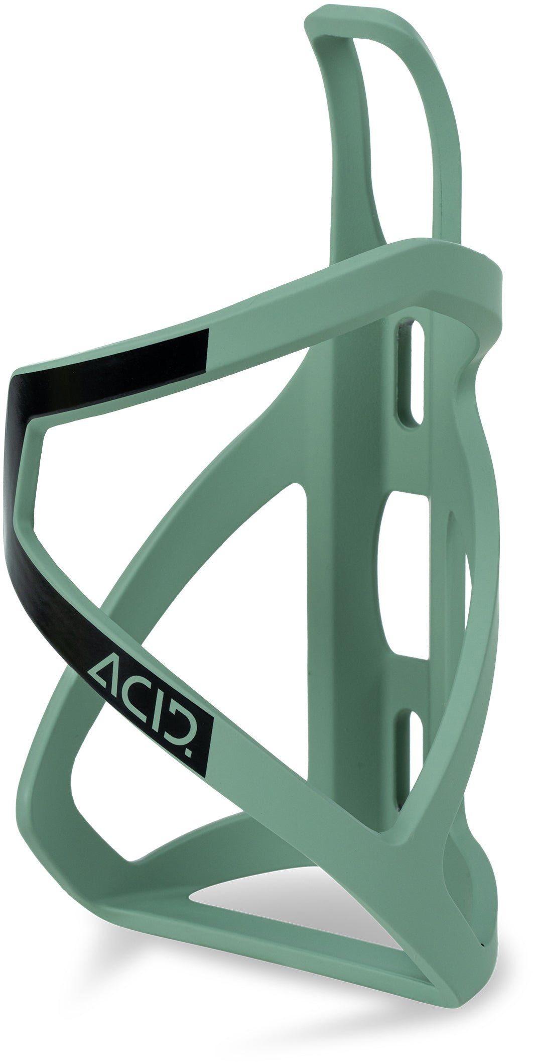 Porte-bidon ACID HPP Left-Hand Sidecage vert mat et noir brillant