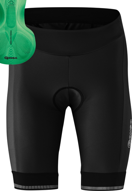 Gonso SITIVO - cuissard vélo femme black / bright green