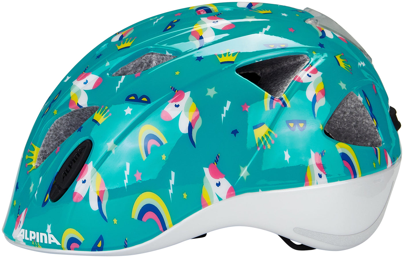 Casque enfant Alpina Ximo Flash turquoise