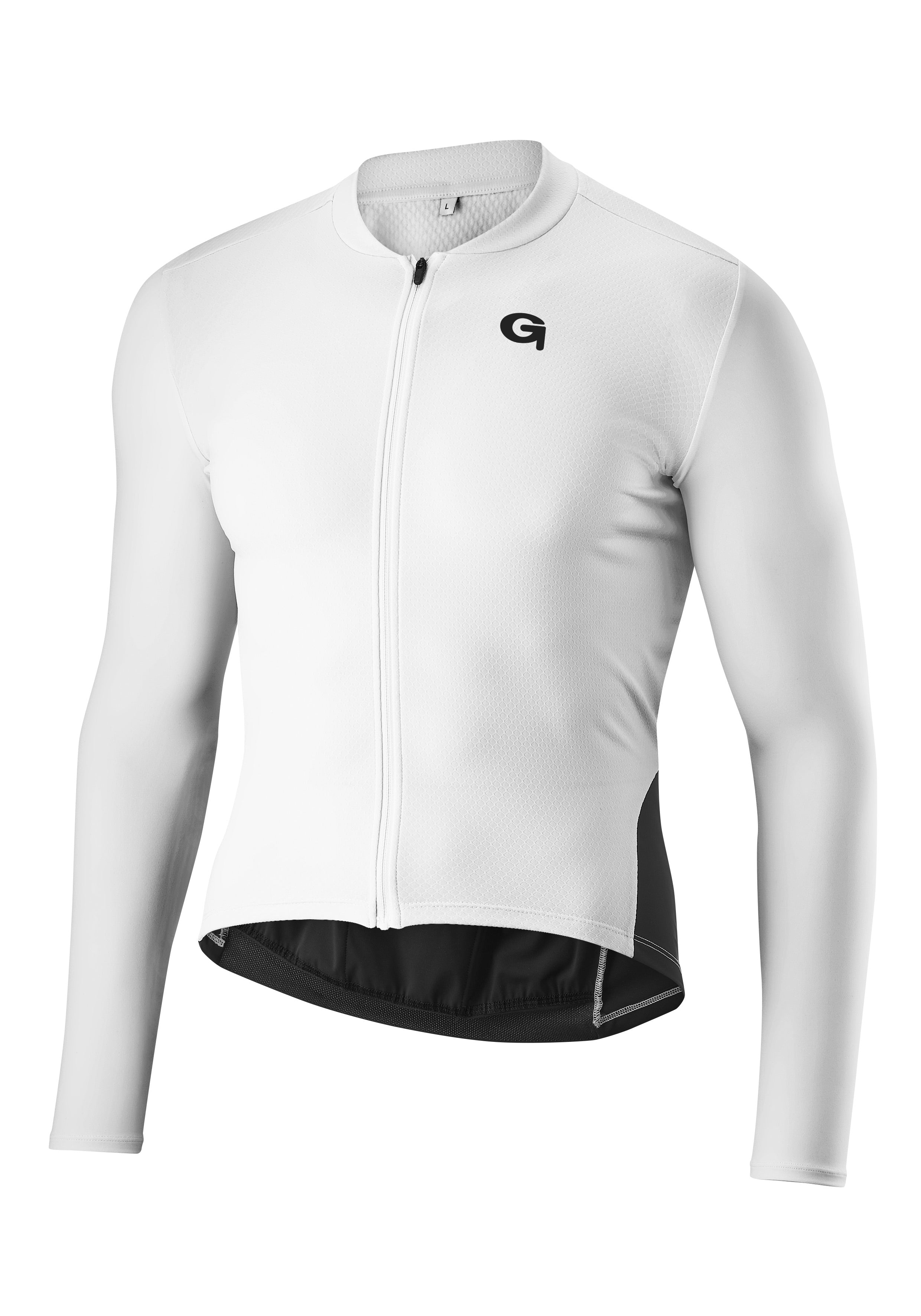 Gonso Sitivo Maillot Manches Longues M blanc / noir