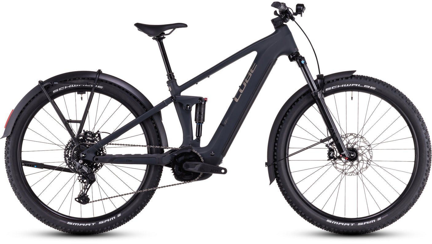Cube Stéréo Hybride ONE22 Pro 600 Allroad night'n'chrome (2025)