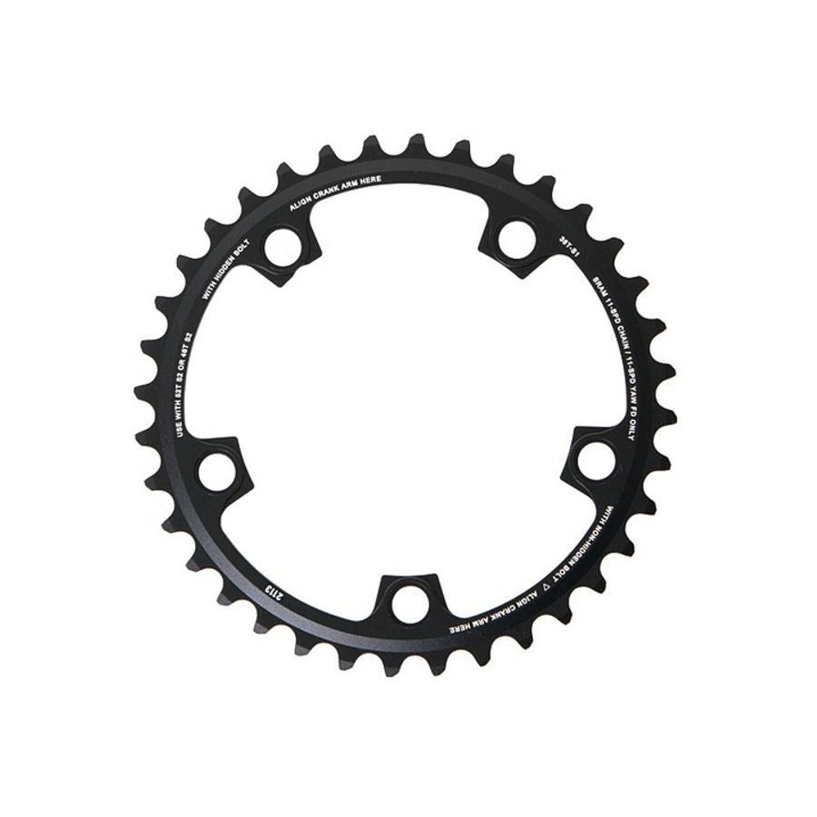 SRAM Road X-Glide Yaw plateau Red/Force 110mm entraxe noir