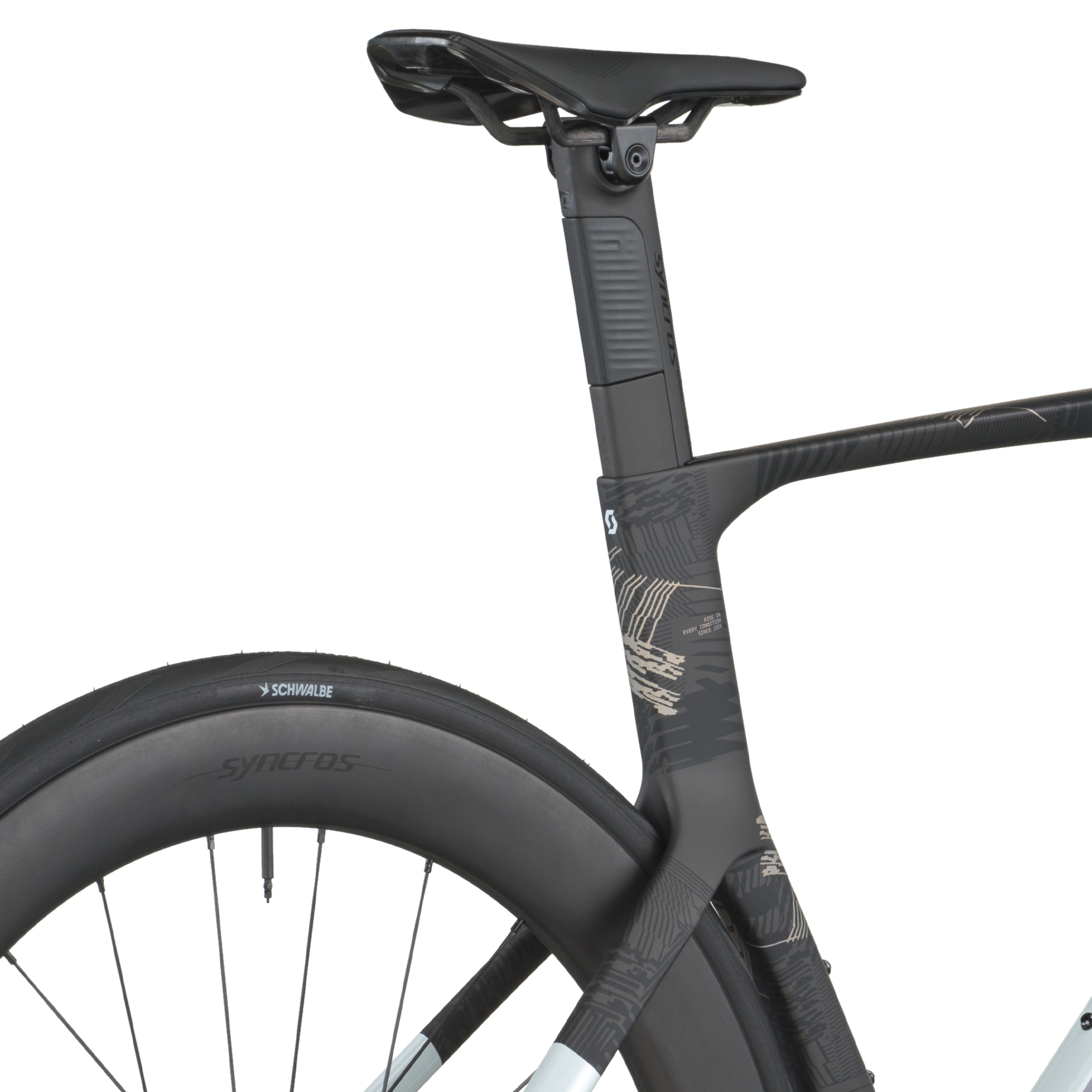 Scott Foil RC Pro blanc cumulus/carbone noir