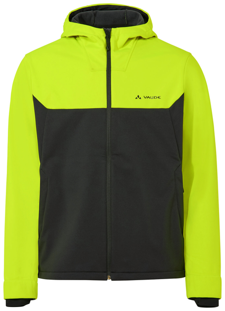 VAUDE Veste Softshell à Capuche Qimsa Homme II jaune néon