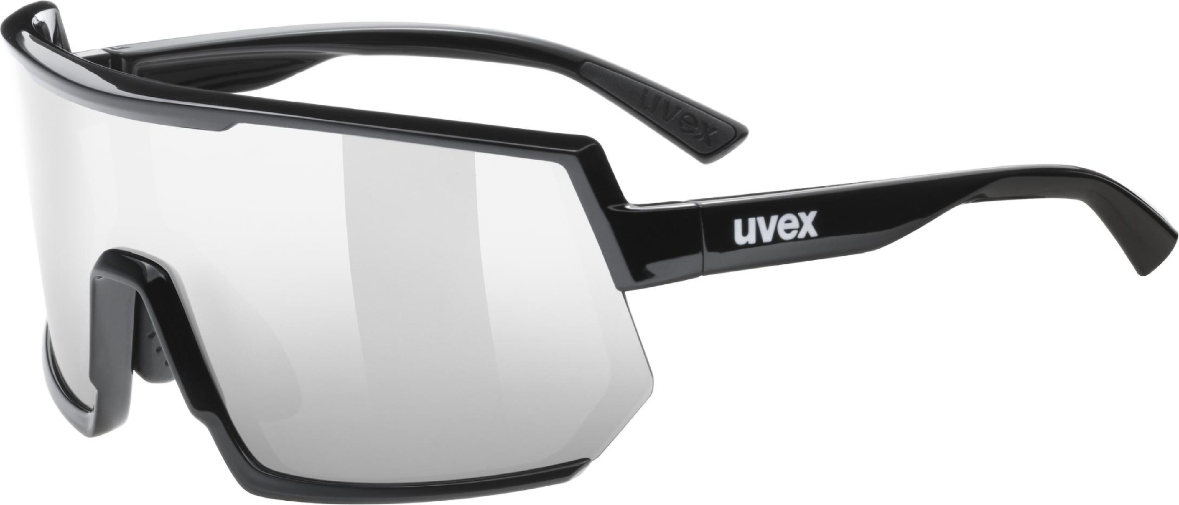 uvex Sportstyle 235 Lunettes de vélo Noir / Miroir Argent