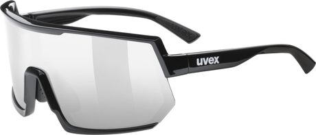 uvex Sportstyle 235 Lunettes de vélo Noir / Miroir Argent