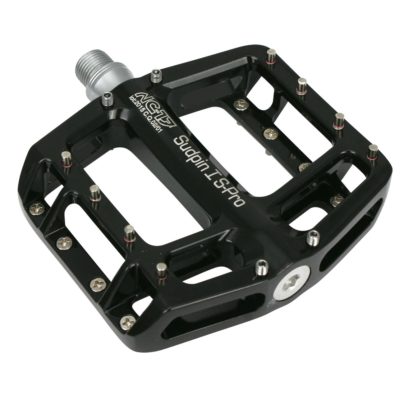 NC-17 pédale plateforme Sudpin I S-Pro, alu, roulement de précision noir