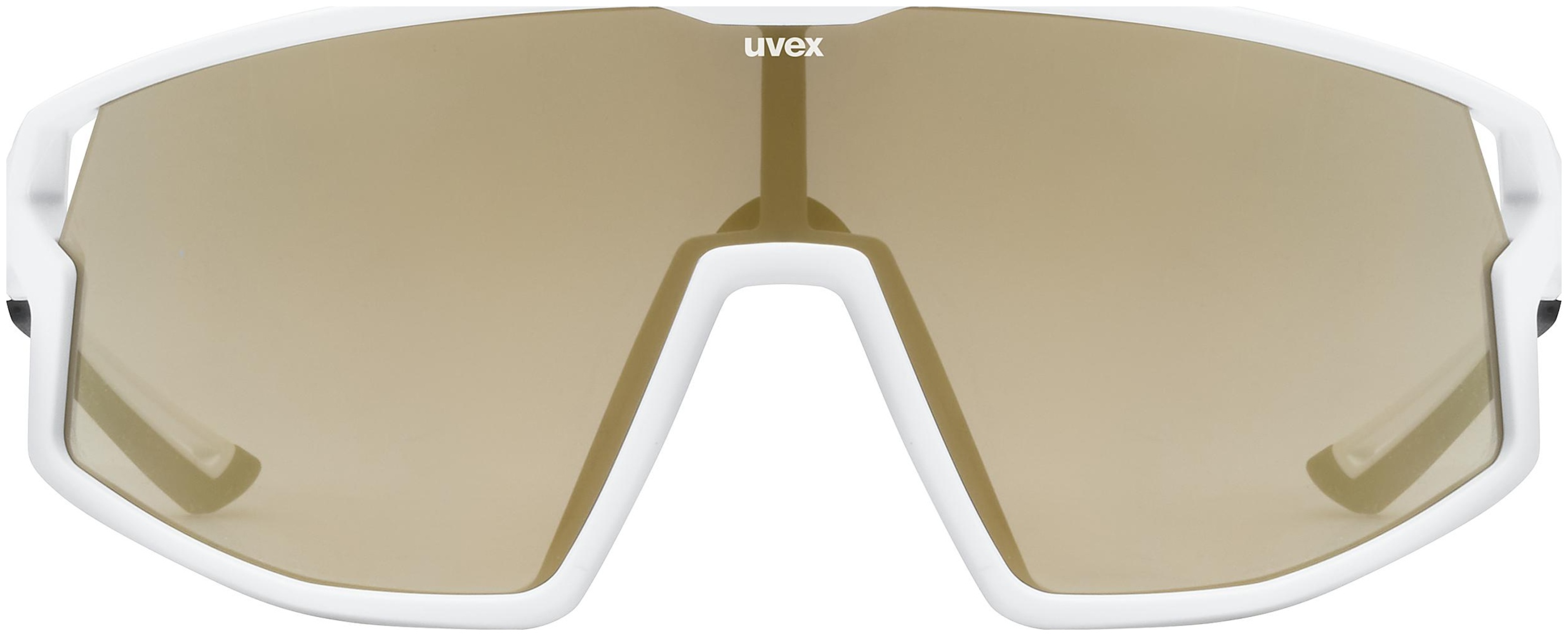 uvex Skyryse lunettes de vélo Blanc Mat / Miroir Or
