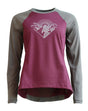 Zimtstern PureFlowz Shirt LS Femmes Windsor Wine/Dusty Olive
