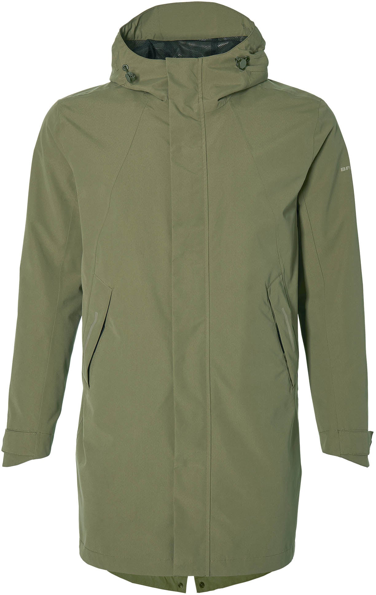 Basil Mosse parka de pluie homme olive