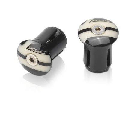 Embouts Guidon Moto 22mm 7/8" CNC Aluminium - Lot De 2 (Noir)