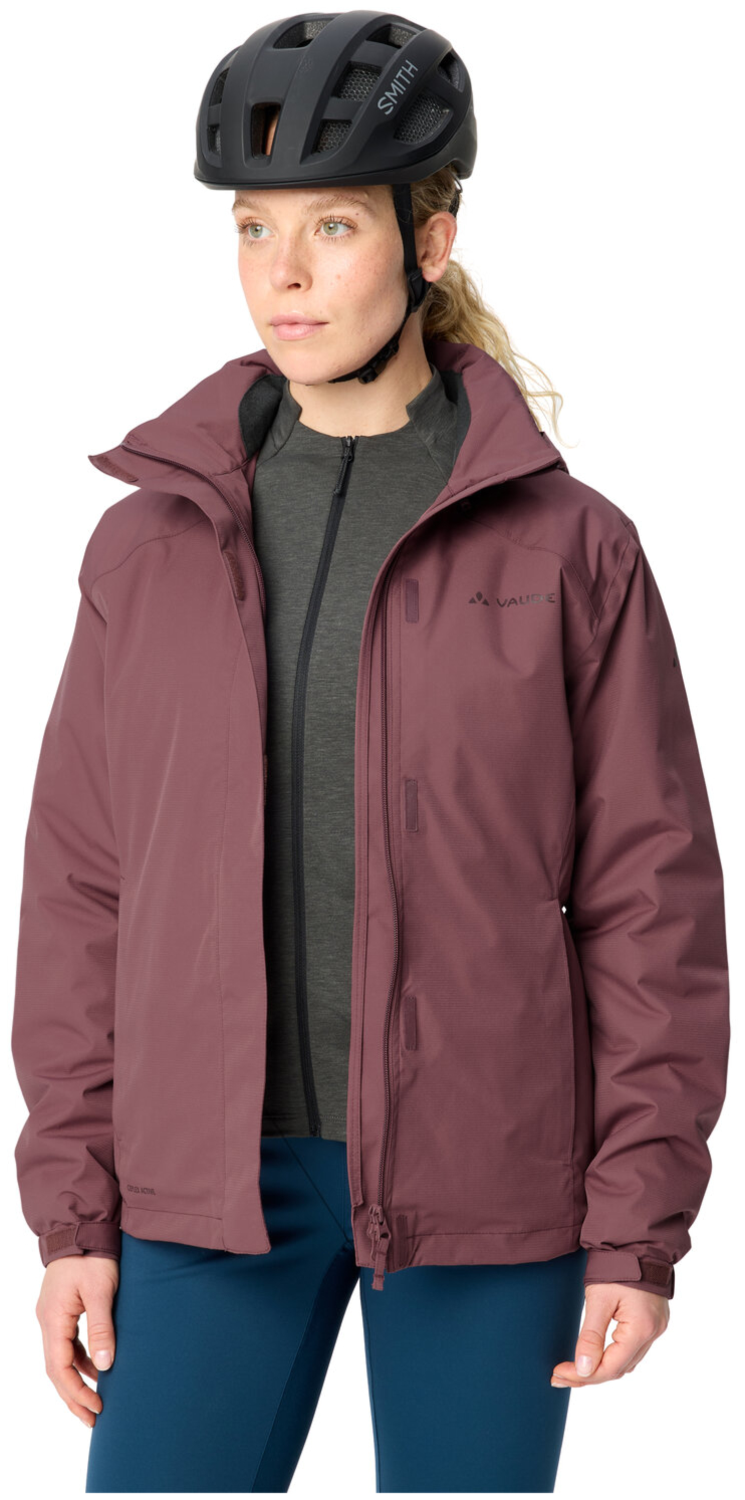 VAUDE Women's Escape Bike Warm Jacket rubis dusk