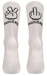 Northwave Sunday Monday Chaussette Blanche