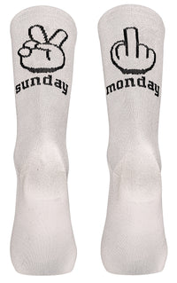 Northwave Sunday Monday Sock | Chaussettes de vélo pour homme | White – aktuelle Variante