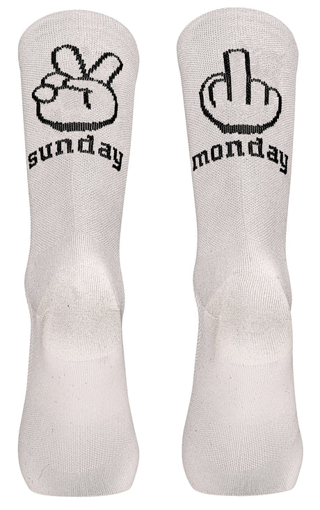 Northwave Sunday Monday Chaussette Blanche