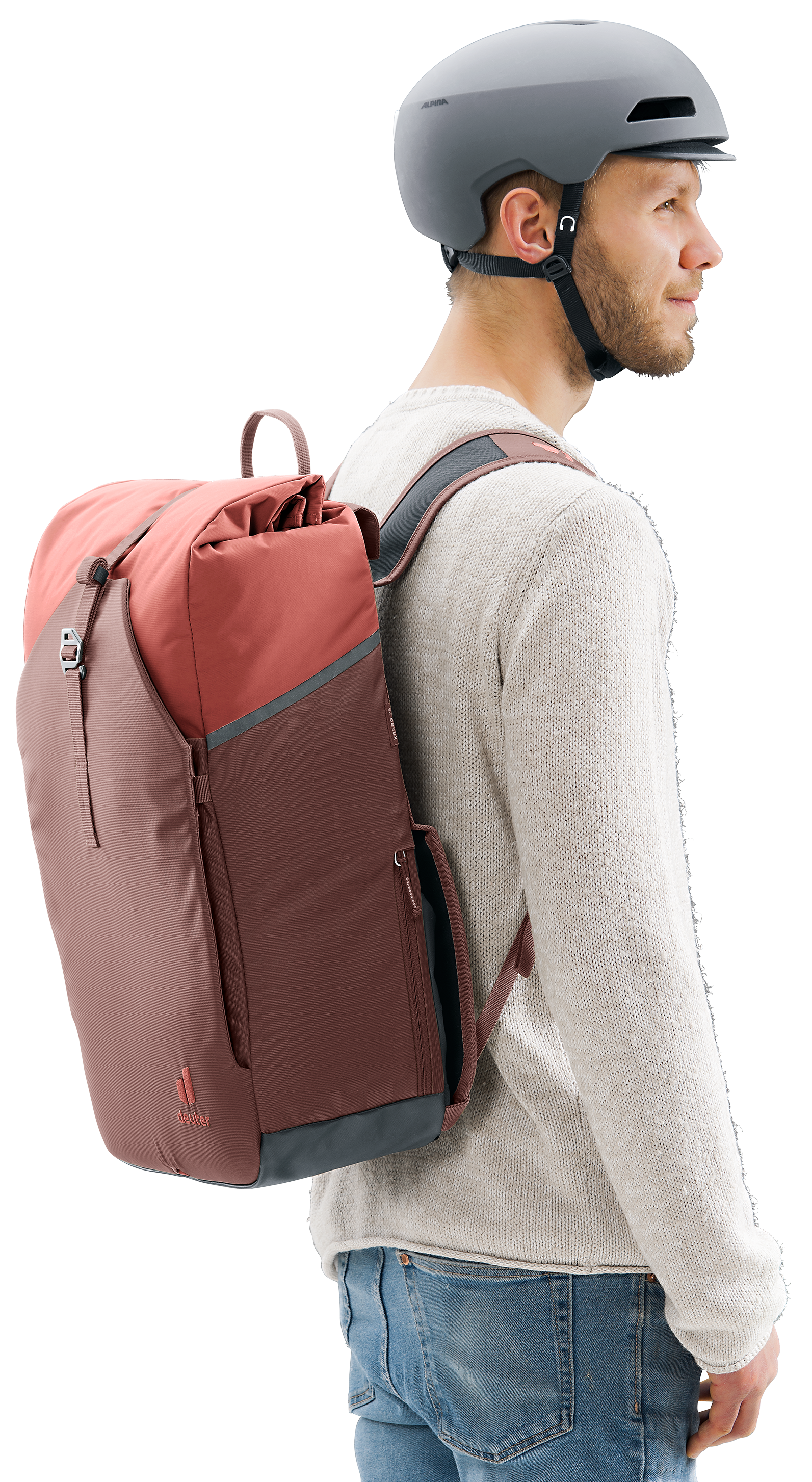 deuter Xberg 25 Sac à dos Sacoche de porte-bagages raisin-caspia