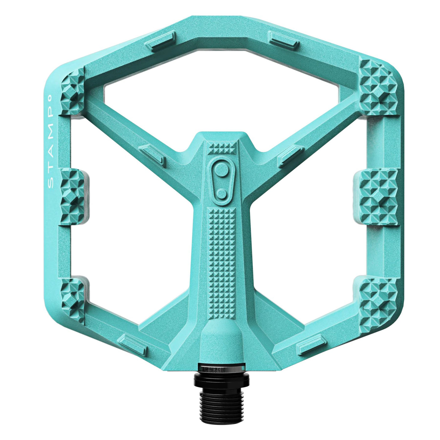 Crankbrothers Stamp 0 Large plateforme-pédale turquoise