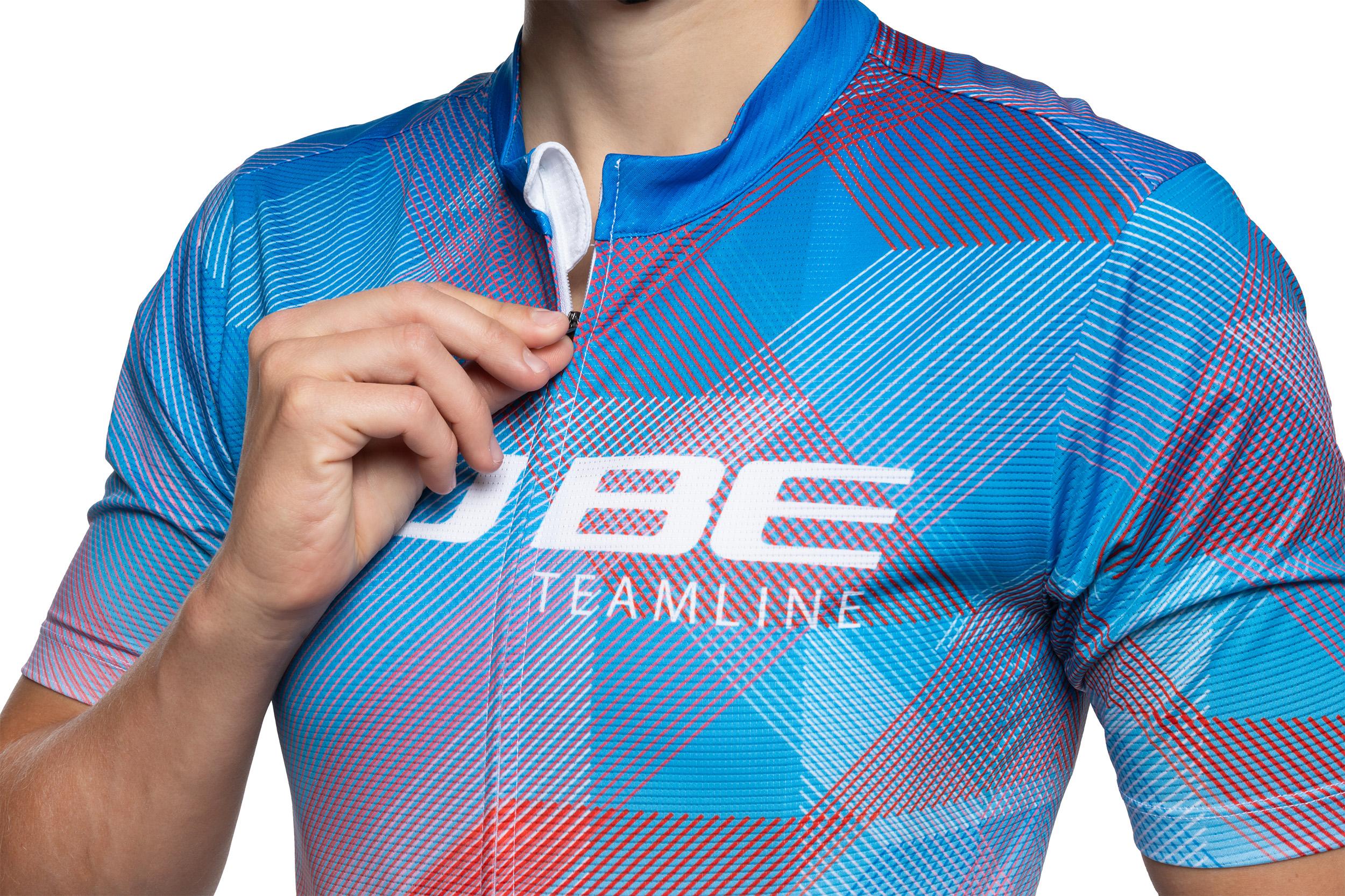 Cube WS Maillot CMPT TEAMLINE manches courtes blanc