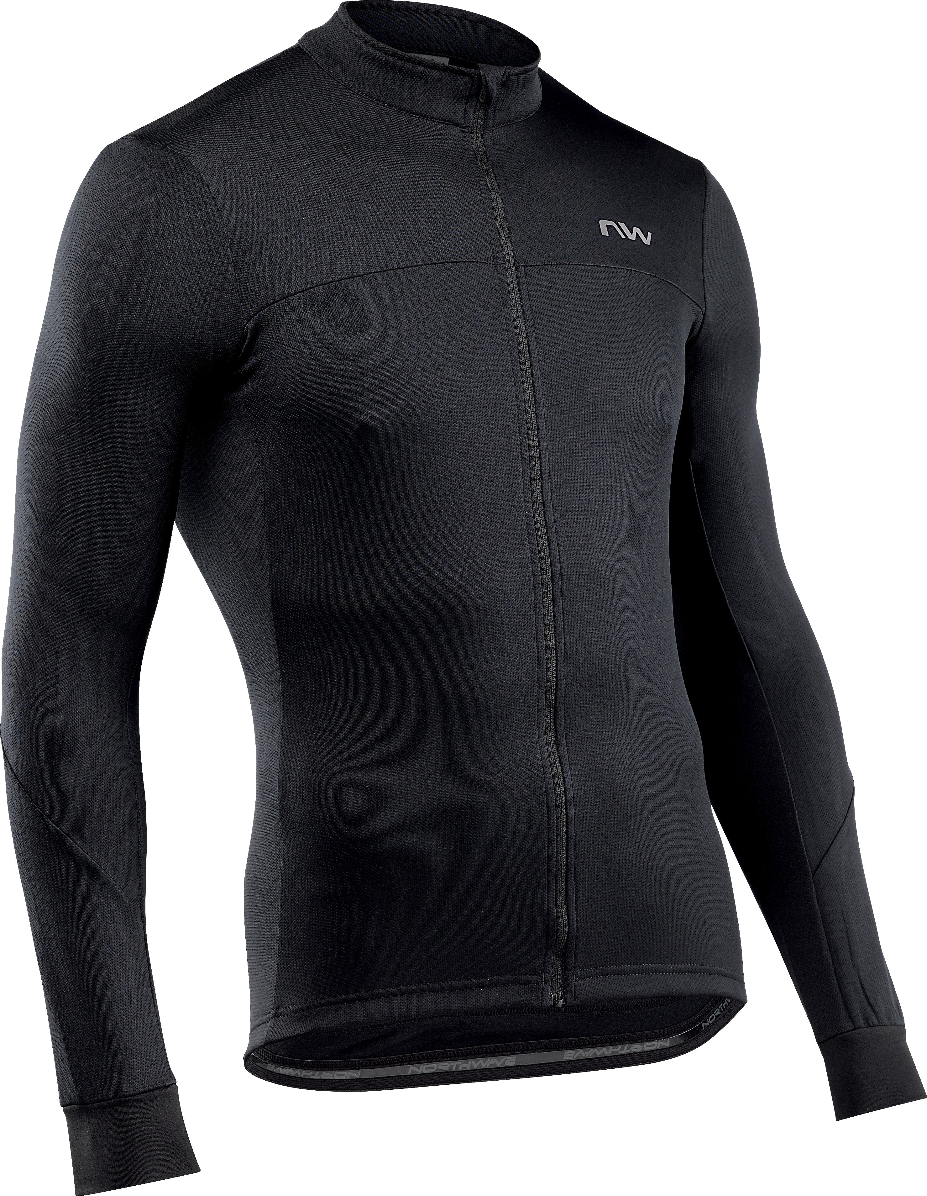 Northwave Force 2 Maillot ML Zip intégral Noir
