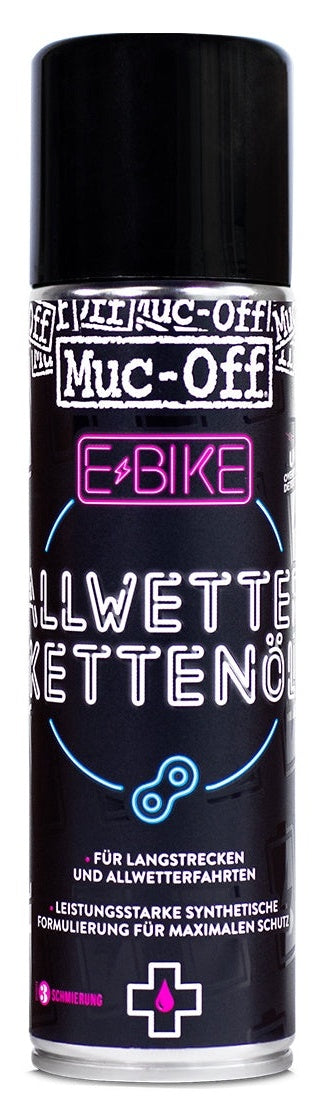 Muc-Off Huile de chaîne toutes conditions pour VAE 250ml