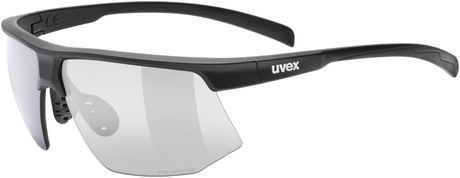 uvex Aerios V Lunettes de vélo Noir Mat / Fumé
