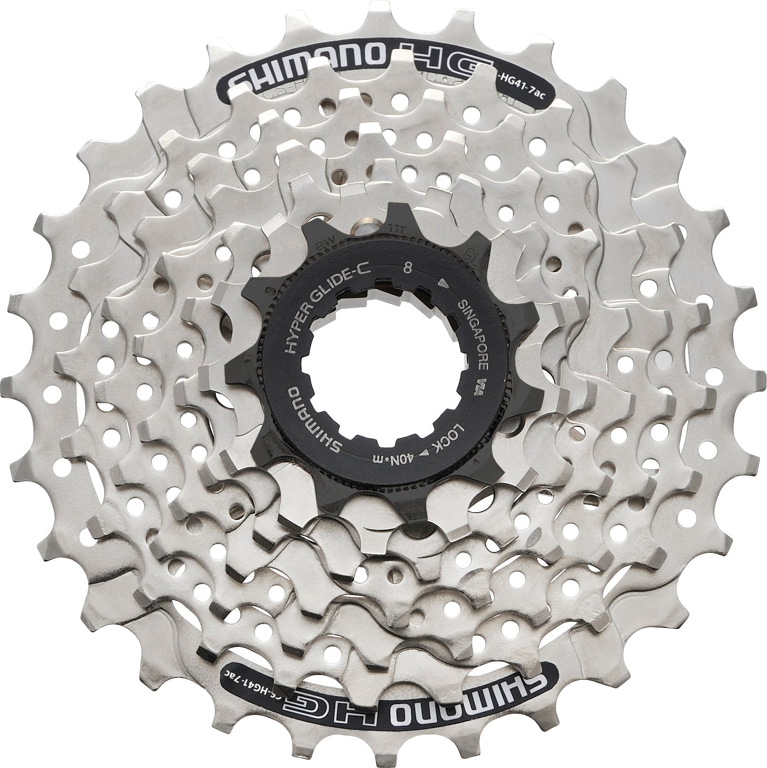 Shimano 10 pièces cassette CS-HG41 7 vitesses 11-28 dents