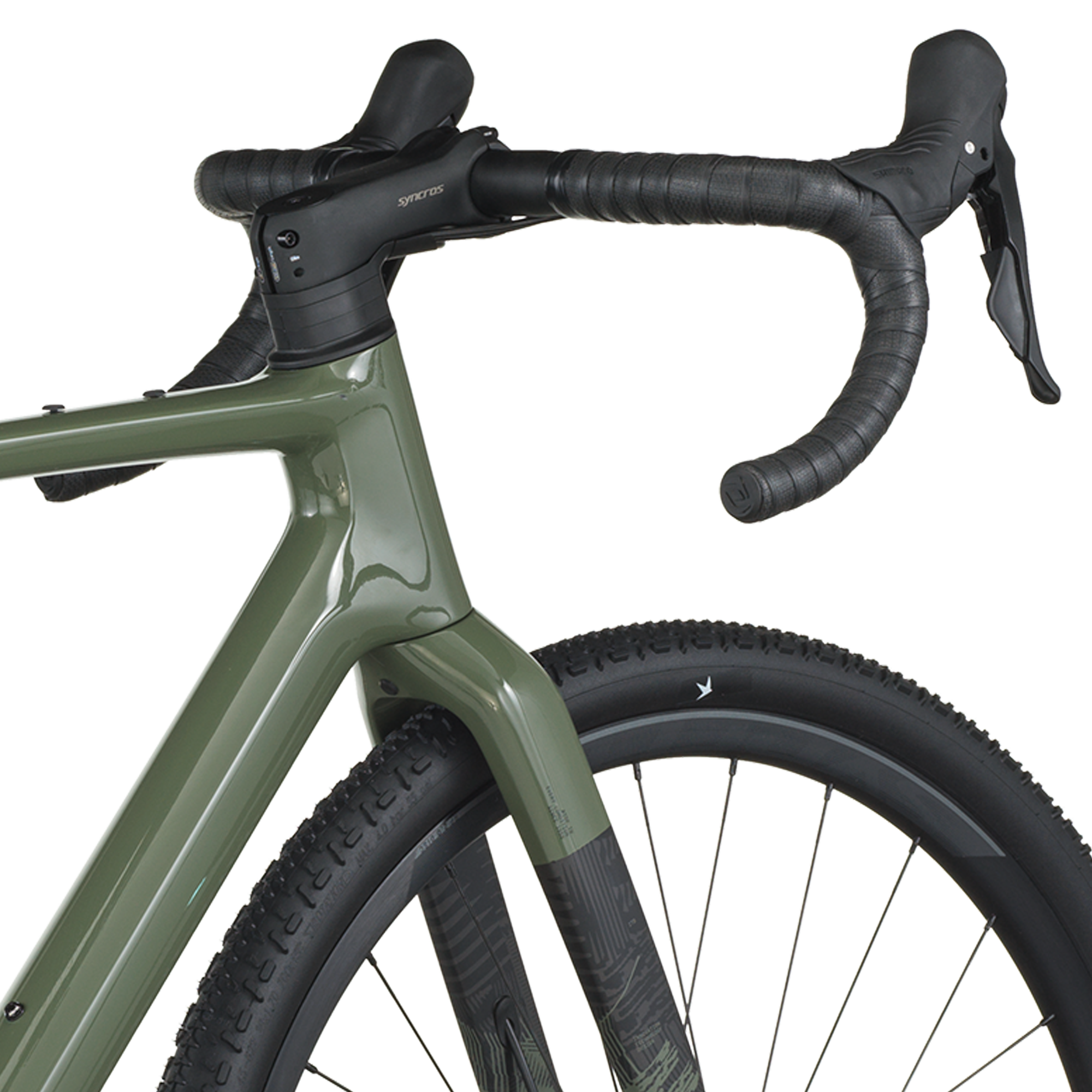 Scott Addict Gravel 40 vert wengé