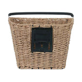 Basil Bremen Panier de guidon aspect rotin beige