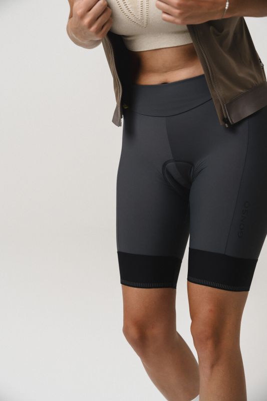 Gonso SITIVO - Cuissard vélo femme noir / vert vif
