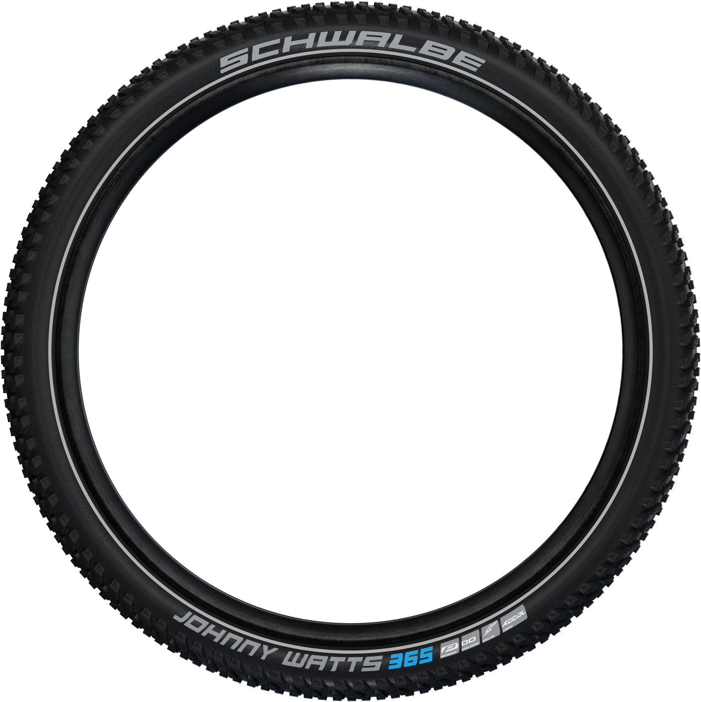 SCHWALBE Johnny Watts 365 pneu à tringle rigide 29x2.60" Performance DD E-50 Addix 4Saisons Réflex