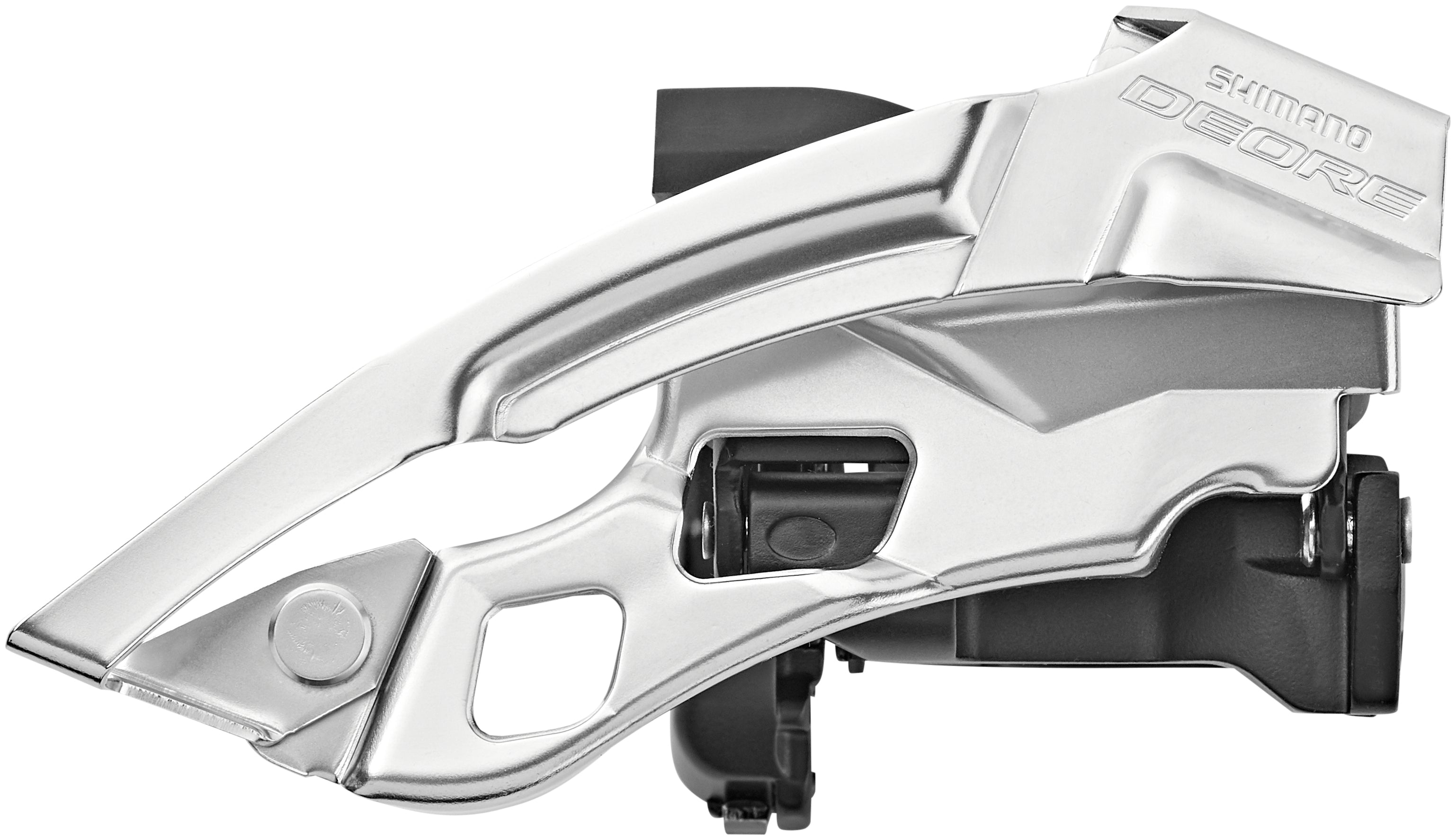 Shimano Deore Trekking FD-T6000 dérailleur avant 3x10 collier bas Top Swing gris