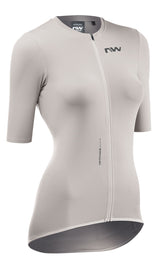 Northwave Essence Maillot Manches Courtes Gris Clair