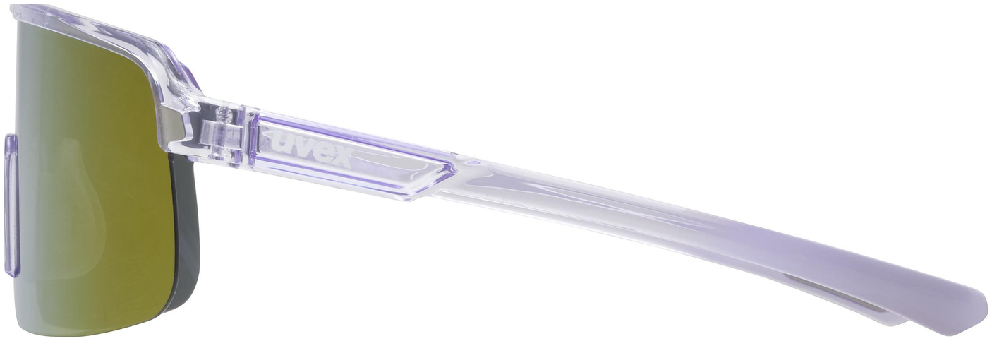 uvex Dyrt Lunettes de vélo Transparent / Miroir Rouge