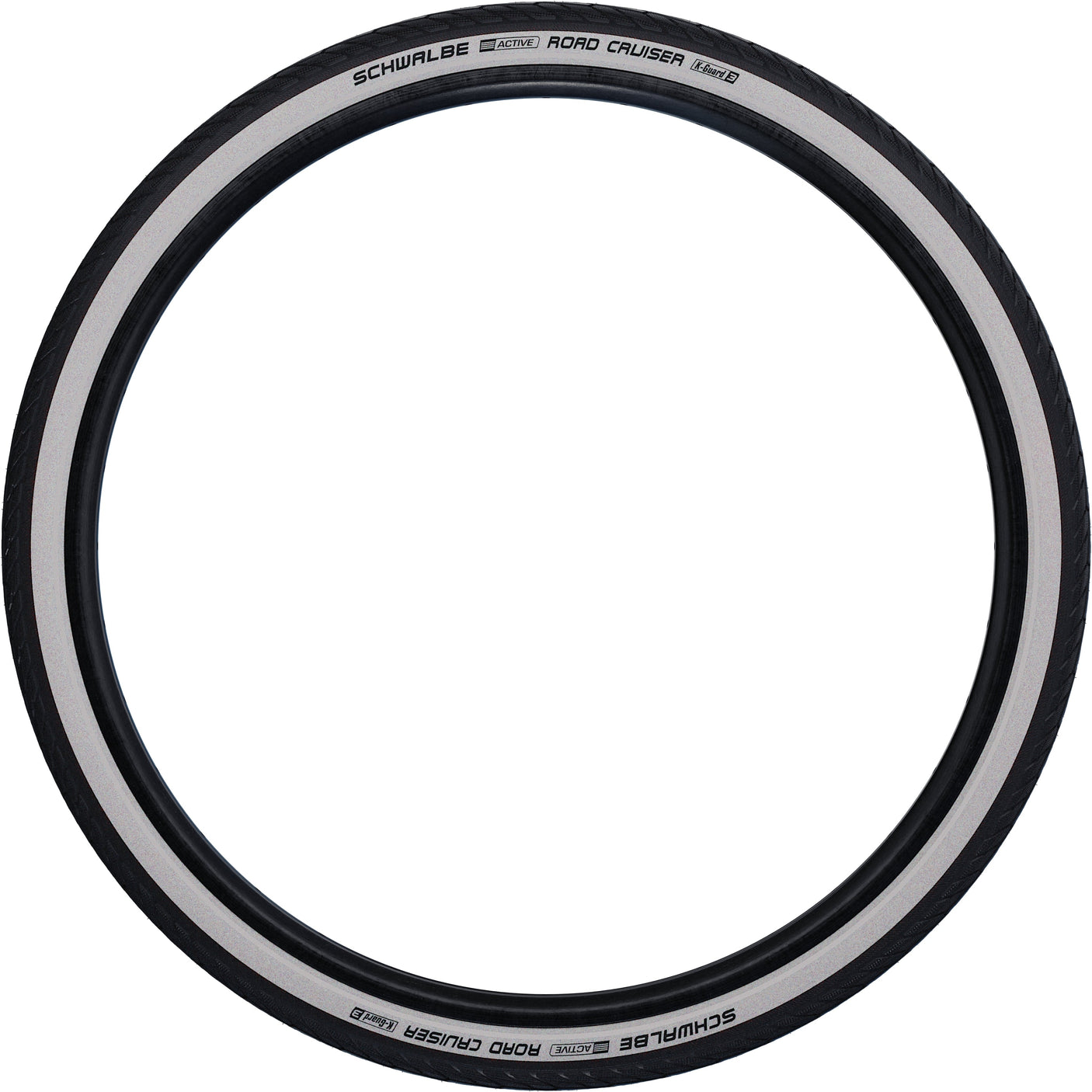 Pneu à pneu Schwalbe Road Cruiser 28x1,60" K-Guard Active Reflex blanc
